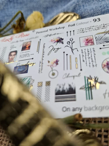 LRC Слайдер Foil Colour Gold-93