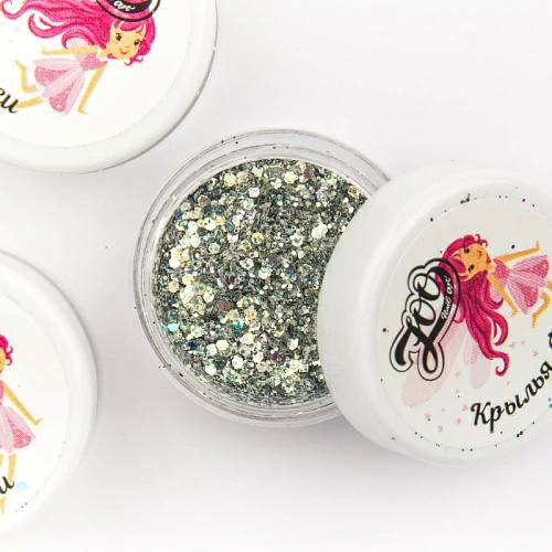 1403 Шестигранники микс "Крылья феи", 2 гр