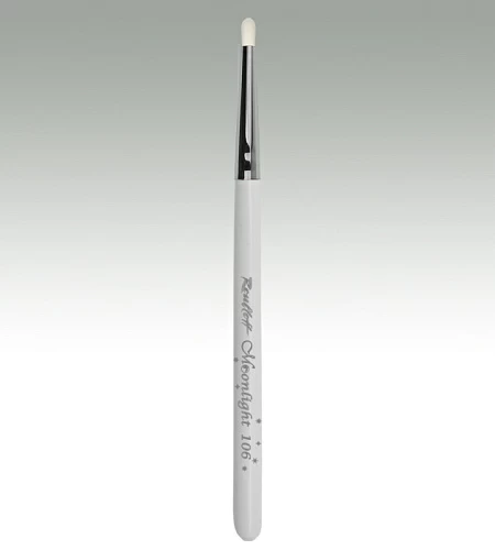 106. Кисть цилиндрическая для растушевки, коза белая Moonlight №5