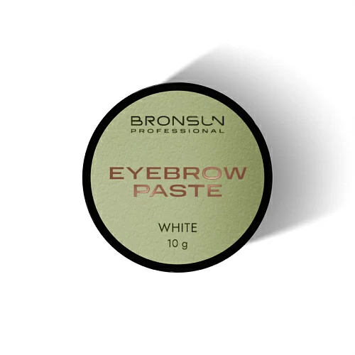 BRONSUN Паста для бровей, цвет белый, 10 г