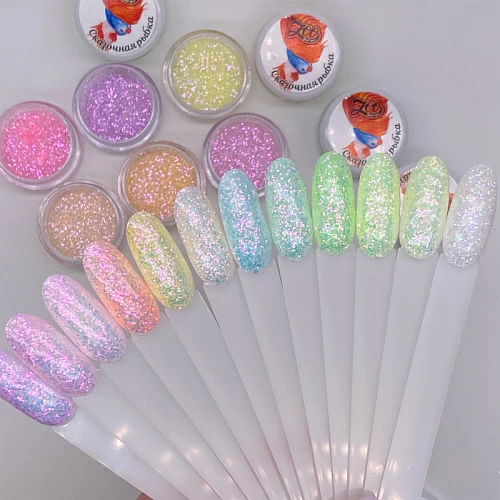 1637 Зеркальный блеск "Сказочная рыбка", 1 гр