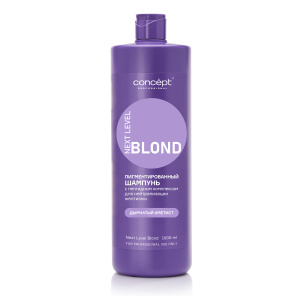 Шампунь для нейтрализации желтизны с пептидным комплексом NEXT LEVEL BLOND Дымчатый аметист, 1000 мл