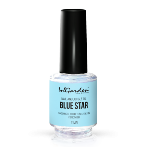 Сухое масло для ногтей и кутикулы с блестками Ingarden Nail And Cuticle Oil Blue Star, 11 мл