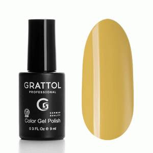Grattol Color Gel Polish GTC178 Yellow Mustard