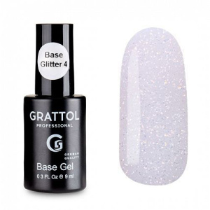 Grattol Rubber Base Glitter 4