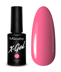 Гель-лак X-Gel №230 Розовый вихрь