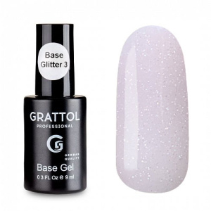 Grattol Rubber Base Glitter 3