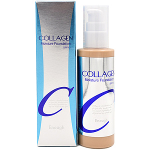 ENOUGH Тональный крем с коллагеном и гилауроновой кислотой Collagen Moisture SPF 15 (тон 13), 100 мл