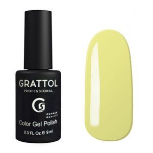 Grattol Color Gel Polish GTC125 Light Yellow