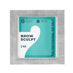 SEXY Состав #2 для долговременной укладки бровей BROW SCULPT (саше), 2 мл
