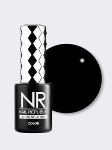 Гель-лак NR-100/1, черный, 10 мл