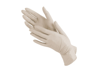 Wally Plastic Перчатки нитри-винил, р-р M, белые, 50 пар