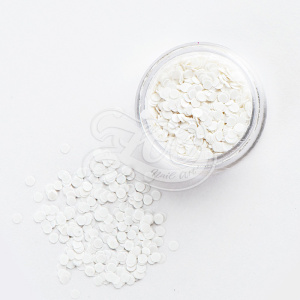 1286 Камифубуки 2 мм белые, 1 гр