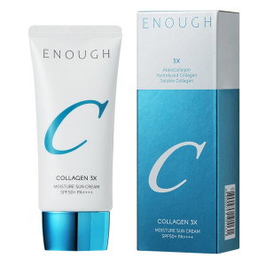 ENOUGH Крем солнцезащитный для лица Collagen 3X Moisture Sun Cream SPF50+, 50 мл