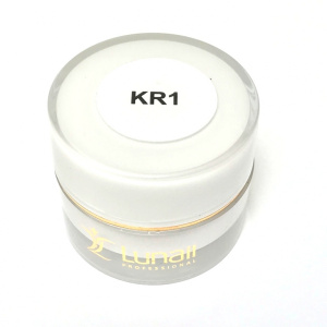 Гель-краска белая "KR1" (без липкого слоя), 5 мл