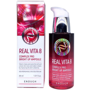 ENOUGH Сыворотка с витаминами Real Vita 8 Complex Pro Bright Ampoule, 30 мл
