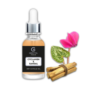 Grattol Premium Dry Cuticle Oil Cyclamen & Sandal , масло для кутикулы, 15 мл