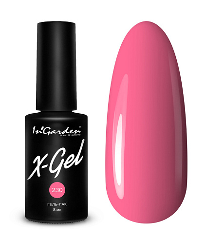 Гель-лак X-Gel №230 Розовый вихрь