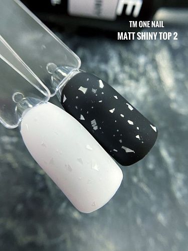 OneNail Матовый топ Matt Shiny Top 2, 8 мл