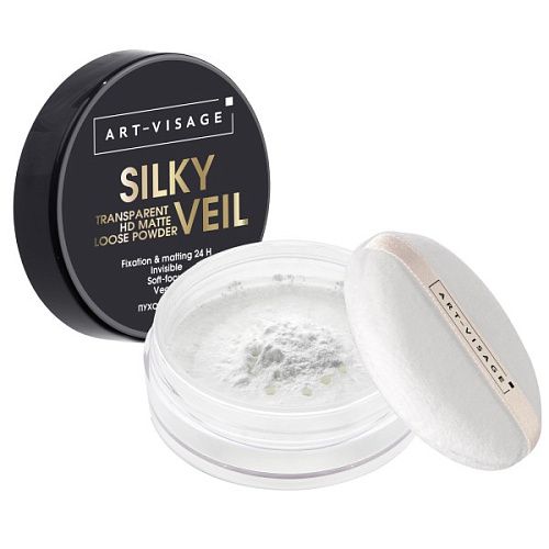 AV Пудра рассыпчатая SILKY VEIL 301 финишная (прозрачная), 10 г.