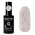 Grattol Rubber Base Glitter 21, 9 мл