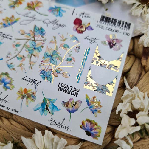 LRC Слайдер Foil Colour Gold-130