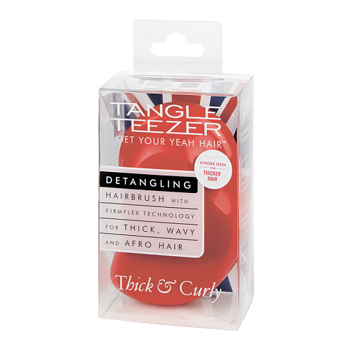 Tangle Teezer Расческа Thick & Curly Salsa Red