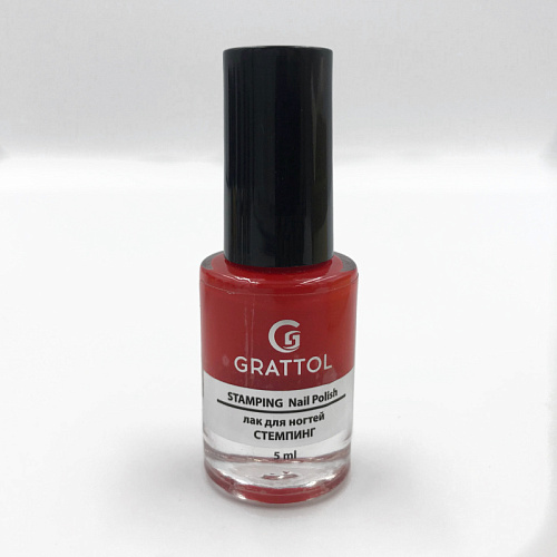 Grattol Nail Polish Stamping Red