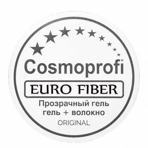 Гель со стекловолокном Euro Fiber, 15 гр