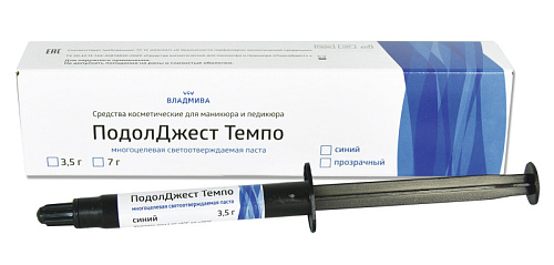 Паста ТЕМПО ПодолДжест (синяя), 3,5 г