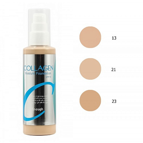 ENOUGH Тональный крем с коллагеном и гилауроновой кислотой Collagen Moisture SPF 15 (тон 23), 100 мл