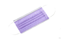 Маска одноразовая 3-х слойная Фиолетовая 50 шт
