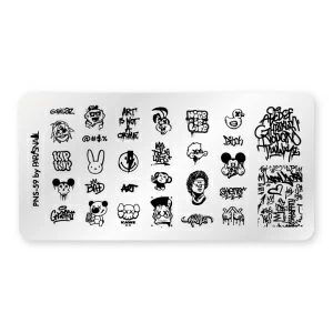 Пластина для стемпинга PNS-59 (6*12 см) ParisNail