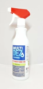 МультиДез-Тефлекс для дезинфекции и мытья поверхностей ЯБЛОКО (триггер), 1000 мл (м)