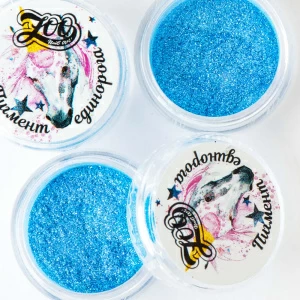 1293 Пигмент радужный "Единорог" голубой, 0,2 гр