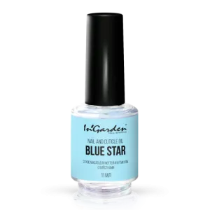 Сухое масло для ногтей и кутикулы с блестками Ingarden Nail And Cuticle Oil Blue Star, 11 мл