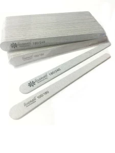 Пилка Lisanail 180/240 зауженная, 18 см  (50 шт в уп)