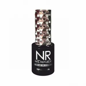 Топ NR TOP GLOSS GEL с липким слоем, 10 мл