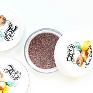 1604 Светоотражающий глиттер "Светлячок", 1 гр розовый