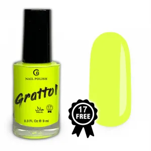 Grattol Лак для ногтей Crazy Yellow, 9 мл