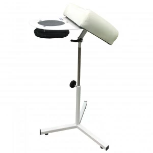 Пылесборник педикюрный Polarus 80 Вт с регулируемой подставкой (металл, белый) PD-PRO (white-plus)