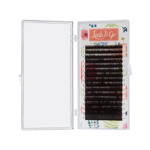 Sale! Черные ресницы Lash&Go микс 0,05/D/6-10 mm (16 линий)
