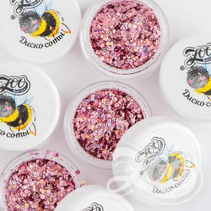 1337 Шестигранники микс "Диско соты", 2 гр