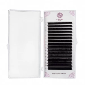 Черные ресницы Enigma light 0,10/C/14 mm (16 линий)