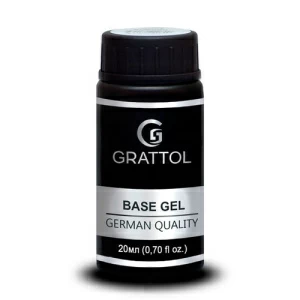 Grattol IQ Rubber Base Gel, Гипоаллергенная, 20 мл