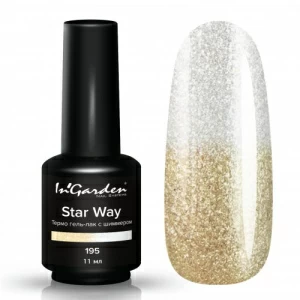 Термо гель-лак с шиммером Star Way №195, 11 мл