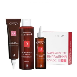 System 4 Комплекс от выпадения волос СТАНДАРТ (шампунь, сыворотка, маска)