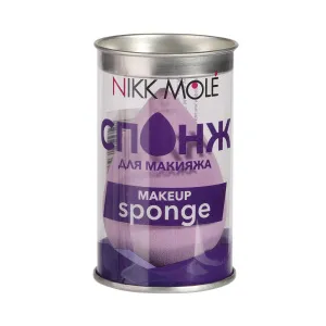 NIKK MOLE Спонж для макияжа (фиолетовый скошенный)