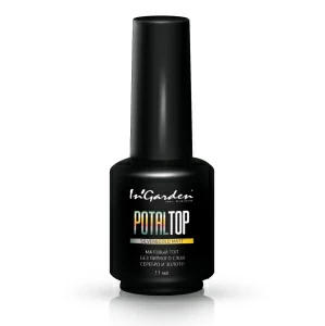 Матовый топ без липкого слоя золото и серебро POTALTOP no wipe silver&gold, 11 мл