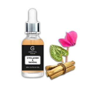 Grattol Premium Dry Cuticle Oil Cyclamen & Sandal , масло для кутикулы, 15 мл